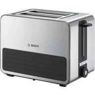 BOSCH Toster TAT7S25, 2 kriške, crno/siva, 1.050 W