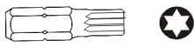 JONNESWAY torx bit T25 x 75 mm, prihvat 10 mm