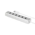 UNITEK Hub Y-3090, USB 3.2 Gen 1 Type-A, 5000 Mbit/s, srebrni