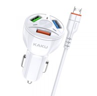 KAKU Auto punjač KSC-493, Micro USB, 3.0 USB, 2.0 USB, 1 m