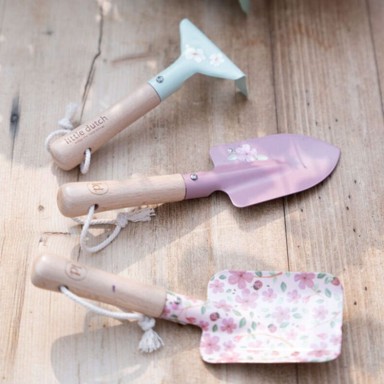 LITTLE DUTCH Set vrtnog alata Fairy Garden, 3 dijela, drvo i metal, +4 godine