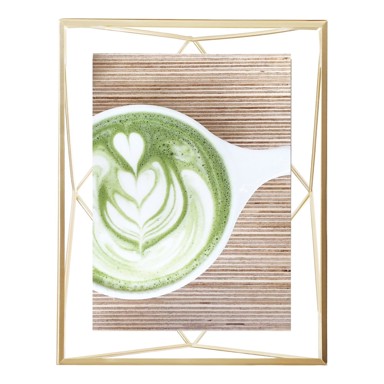 UMBRA Metalni stojeći/viseći okvir u zlatnoj boji 18x23 cm Prisma 