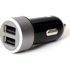 TECHLY Auto punjač IUSB2-CAR-ADP482, crni i srebrni