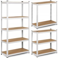 Metalni regal za skladištenje 180 x 90 x 40 cm, nosivost 260 kg po polici