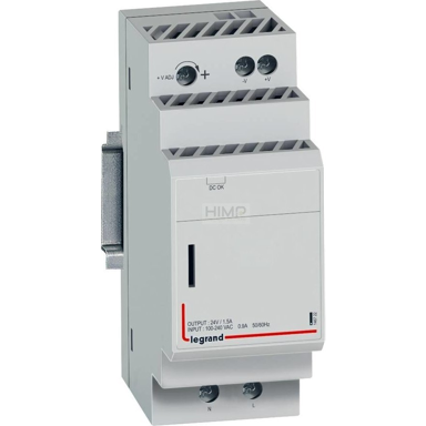 LEGRAND Napajanje 146722, 24 V DC, 36 W, 1,5 A, 2 modula