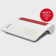 FRITZ! Router 5690, 2.5 Gigabit Ethernet, Dual-band (2.4/5 GHz), crvena, bijela