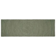 Tepih za područje, 80 x 250 cm, juta, maslinastozelena