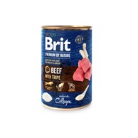 BRIT Premium by Nature govedina s tripicama, konzerva 400 g