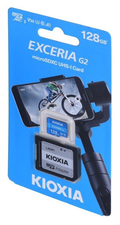 KIOXIA Memorijska kartica Exceria G2 MicroSDHC, 128GB, UHS-III, Class 10