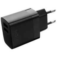FIXED Mrežni punjač 2xUSB 17W Smart Rapid Charge, crna