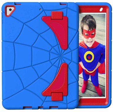 NIKCORP Dječja zaštitna maska za iPad 10.2 Spider-Man, plava