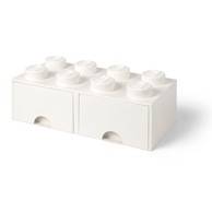 LEGO® Kutija za pohranu s dvije ladice, bijela
