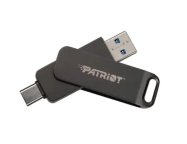 PATRIOT USB flash stick 256GB 100MB/s Rage R550 USB 3.2 + USB-C