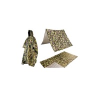 NEO TOOLS Maskirno odijelo za kišu 3u1 SURVIVAL 63-132