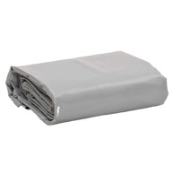 Cerada 650 g/m² 5 x 8 m bez ušica, siva