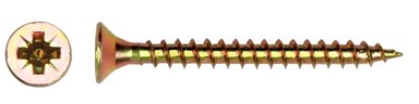 Vijak za drvo 5,0x20 mm, žuto pocinčani