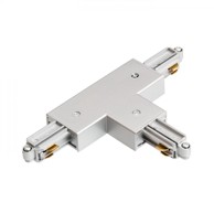 RENDL 1F T konektor desna, srebrno-sivi