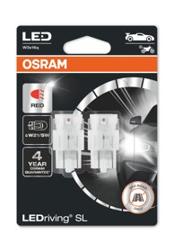 OSRAM LEDriving LED žarulje SL W21/5W, crvena