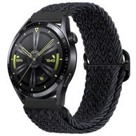 B-STRAP Braid Nylon remen za Samsung Galaxy Watch 3 45mm, black