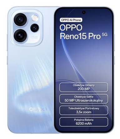 OPPO Reno 15 Pro, 5G, 12/512 GB, plavi