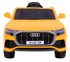 Auto na akumulator Audi Q8 Lift, žuti