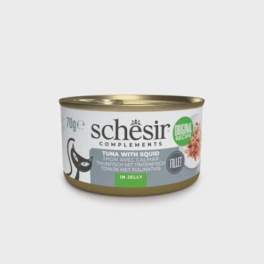 SCHESIR CAT tuna s lignjama, konzerva, 70 g  