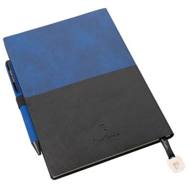 PIERRE CARDIN Set notes A5 Reporter+Ol.kem.Celebration B3501202IP3, plavo-crni