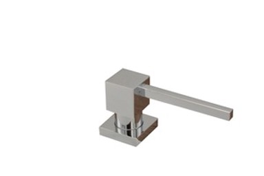 SINK SOLUTION Kvadratni dozator deterdženta za sudoper, krom