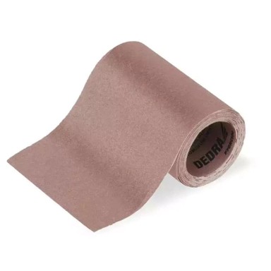 DEDRA Brusno platno u roli, P80, 3 m × 115 mm
