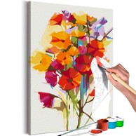 Slika za samostalno slikanje Summer Flowers 40x60