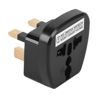AC adapter UK utikač na univerzalnu utičnicu, crni