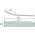 GRANIT Prst kondicionera za Deutz-Fahr, Taarup i Vicon, 215 mm, desni, KT39113900