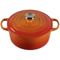 LE CREUSET Okrugli lonac od lijevanog željeza 24 cm, narančasti