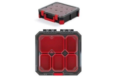 KISTENBERG Organizator TITAN, 5 kutija, prozirni poklopac, 280 x 280 x 110 mm