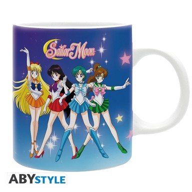 Šalica Sailor Moon Sailor Warriors 320ml, višebojna