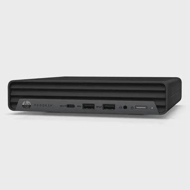 HP Stolno računalo ProDesk 400 G6 DM / Intel Core i5 10500T, 16 GB, 256 GB SSD, Windows 11 Pro, crna (obnovljen)