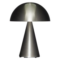 HÜBSCH Tamno siva LED stolna lampa s mogućnosti zatamnjivanja (visina 20 cm) Mush 