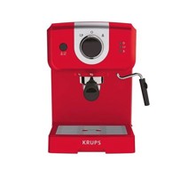 KRUPS Aparat za espresso kavu XP320530, 1025 W, 15 bara, 1,5 l, crveni