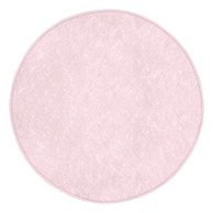 MILA HOME Svijetlo ružičasti periv/pogodan za robotski usisavač okrugli tepih ø 120 cm Comfort 