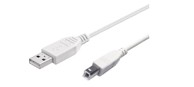 GBC Kon.El.Co. USB 2.0 kabel USB-A - USB-B 5,0 m, bijeli