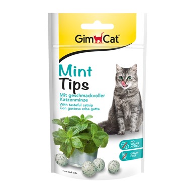 GIMCAT Poslastica za mačke Mint Tips 40 g