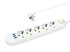 BLOW Produžni kabel PS-520, 5 utičnica, 3 x USB, 2 m, bijeli