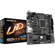 GIGABYTE Matična ploča H610M H V2, Intel H610, DDR4, s. LGA 1700, micro ATX