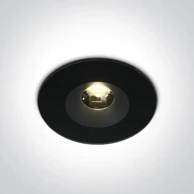 ONE LIGHT Ugradbena svjetiljka led 6w ww 25deg ip65 100-240v crna dm10106v/b/w