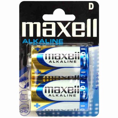 MAXELL Alkalne baterije LR20 D, 2 komada