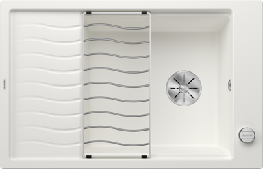 BLANCO Sudoper ELON XL 6 S InFino SILGRANIT s dalj. upr. - glečer bijeli