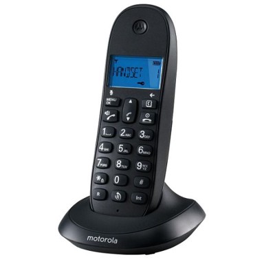 MOTOROLA Dect telefon C1001LB+, crni