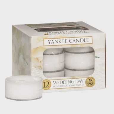 YANKEE CANDLE Mirisna svijeća Tea Lights 12/1 WEDDING DAY