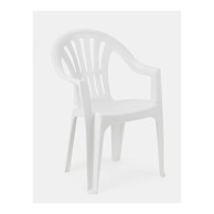 IPAE PROGARDEN Plastična stolica Kona 55x53,5x82 bijela