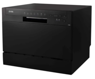 VOX ELECTRONICS Stolna perilica posuđa LCT6BD, 6 kompleta posuđa, crna